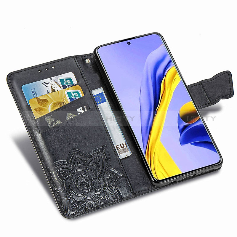 Custodia Portafoglio In Pelle Farfalla Cover con Supporto per Samsung Galaxy A71 5G