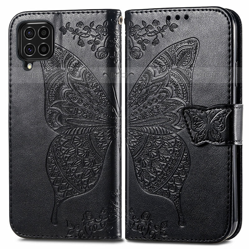 Custodia Portafoglio In Pelle Farfalla Cover con Supporto per Samsung Galaxy M62 4G