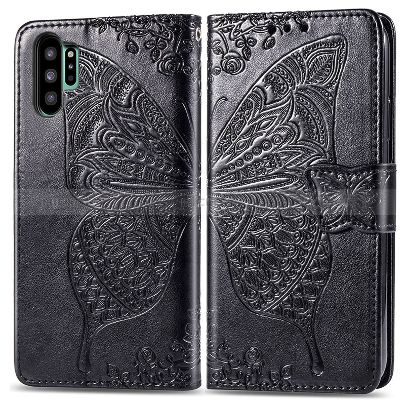 Custodia Portafoglio In Pelle Farfalla Cover con Supporto per Samsung Galaxy Note 10 Plus 5G