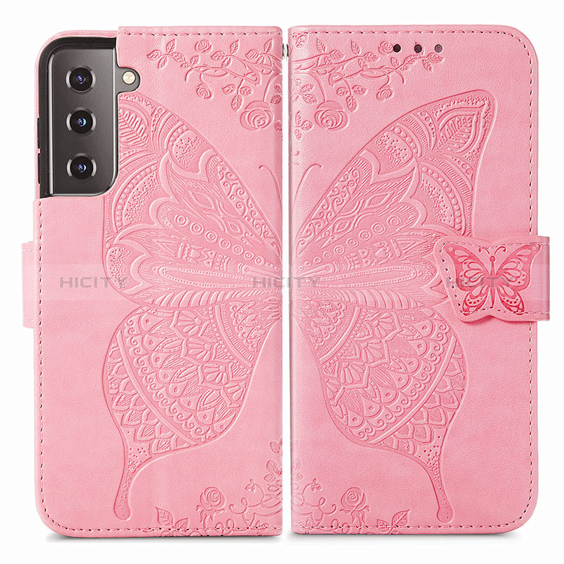 Custodia Portafoglio In Pelle Farfalla Cover con Supporto per Samsung Galaxy S25 5G