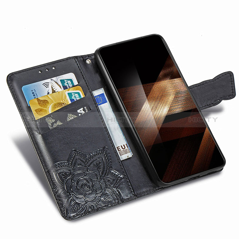 Custodia Portafoglio In Pelle Farfalla Cover con Supporto per Samsung Galaxy S25 5G