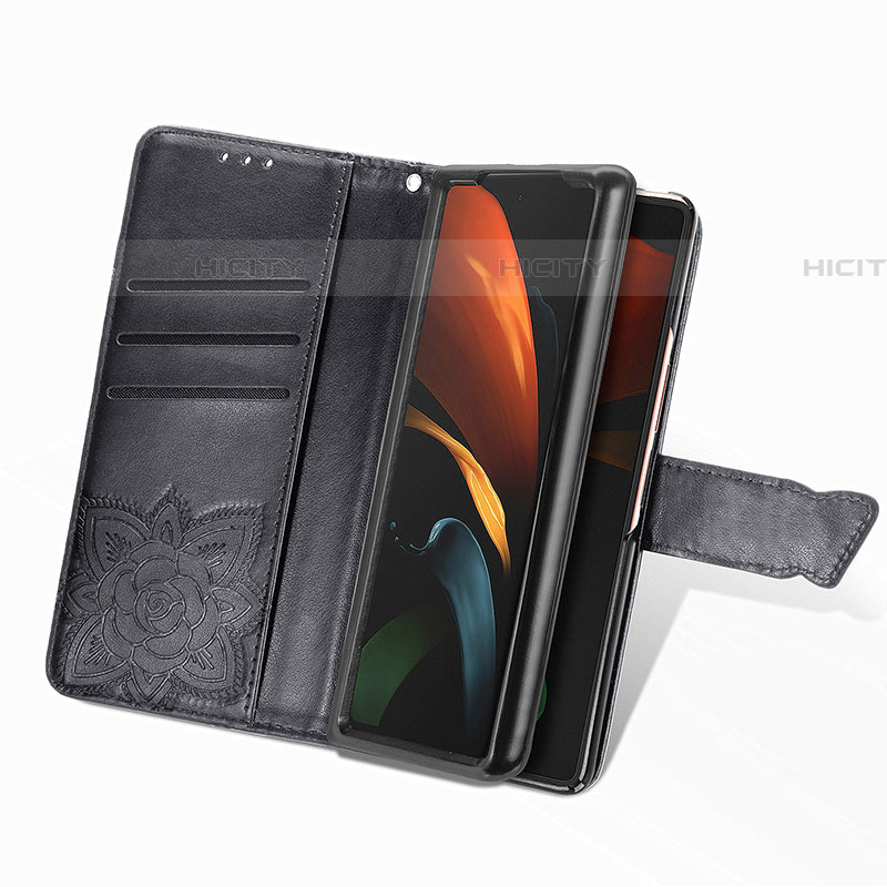 Custodia Portafoglio In Pelle Farfalla Cover con Supporto per Samsung Galaxy Z Fold4 5G