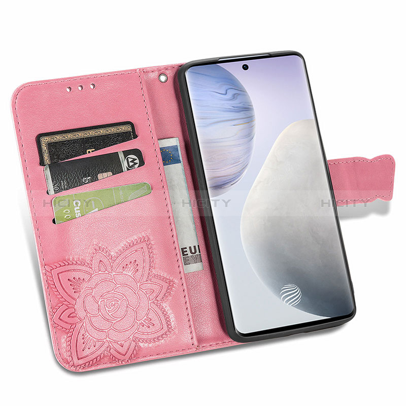 Custodia Portafoglio In Pelle Farfalla Cover con Supporto per Vivo X60 Pro+ Plus 5G