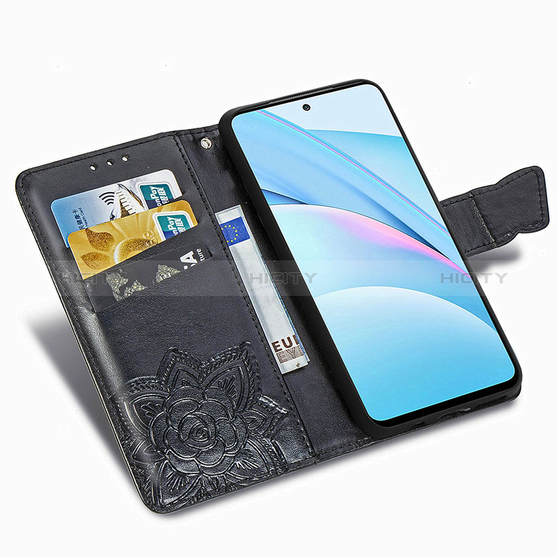 Custodia Portafoglio In Pelle Farfalla Cover con Supporto per Xiaomi Mi 10i 5G