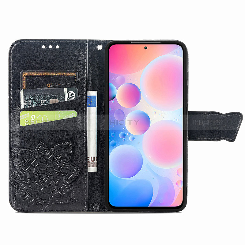 Custodia Portafoglio In Pelle Farfalla Cover con Supporto per Xiaomi Mi 11i 5G