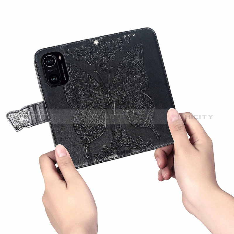 Custodia Portafoglio In Pelle Farfalla Cover con Supporto per Xiaomi Mi 11i 5G