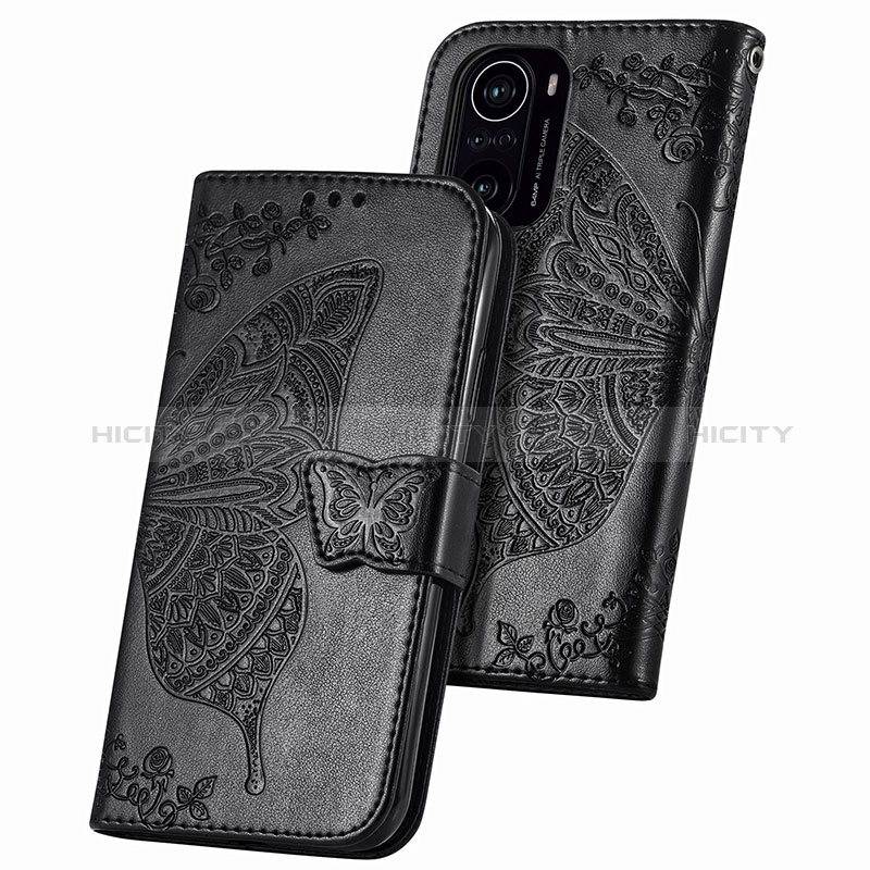 Custodia Portafoglio In Pelle Farfalla Cover con Supporto per Xiaomi Mi 11X Pro 5G