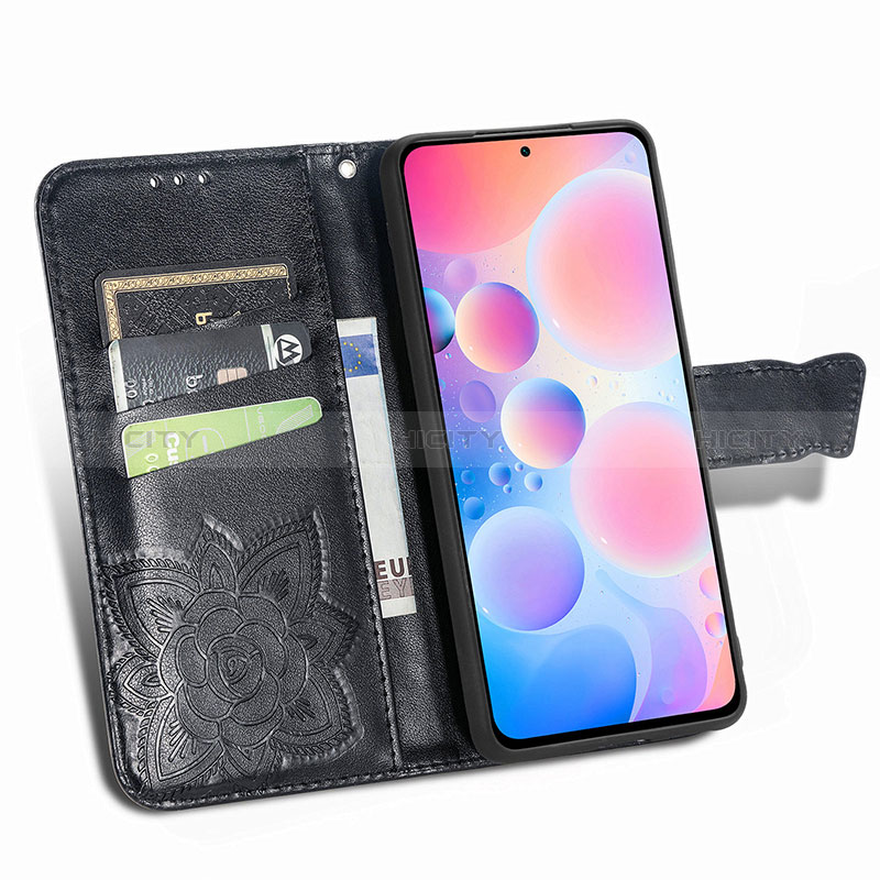 Custodia Portafoglio In Pelle Farfalla Cover con Supporto per Xiaomi Mi 11X Pro 5G