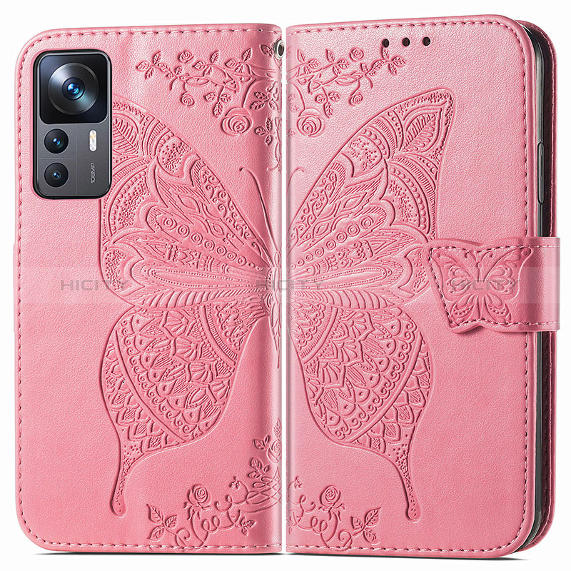Custodia Portafoglio In Pelle Farfalla Cover con Supporto per Xiaomi Mi 12T 5G