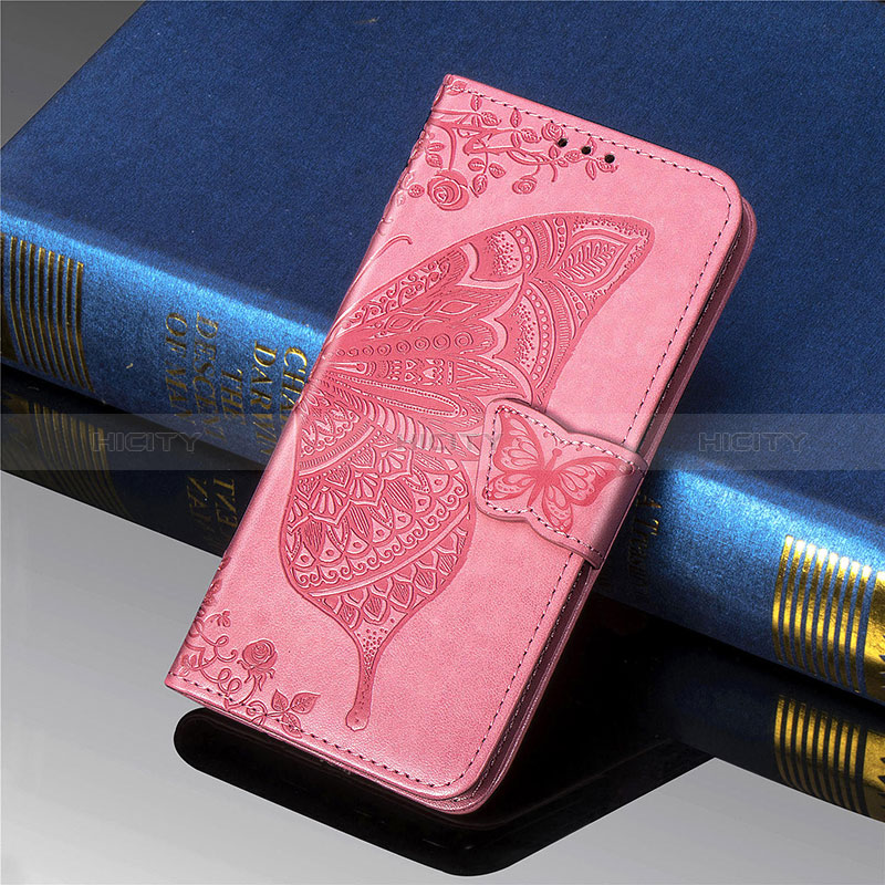 Custodia Portafoglio In Pelle Farfalla Cover con Supporto per Xiaomi Redmi 9