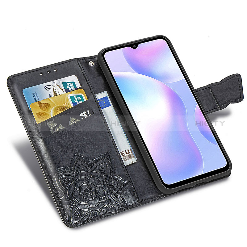 Custodia Portafoglio In Pelle Farfalla Cover con Supporto per Xiaomi Redmi 9AT