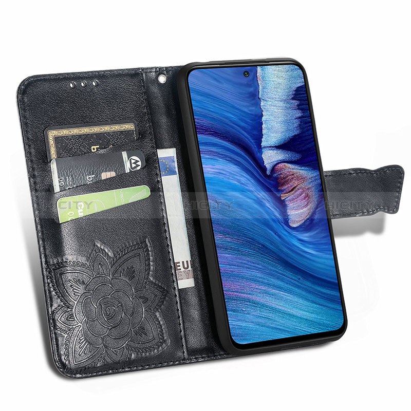 Custodia Portafoglio In Pelle Farfalla Cover con Supporto per Xiaomi Redmi Note 11 SE 5G