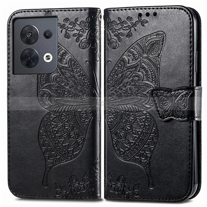 Custodia Portafoglio In Pelle Farfalla Cover con Supporto per Xiaomi Redmi Note 13 5G