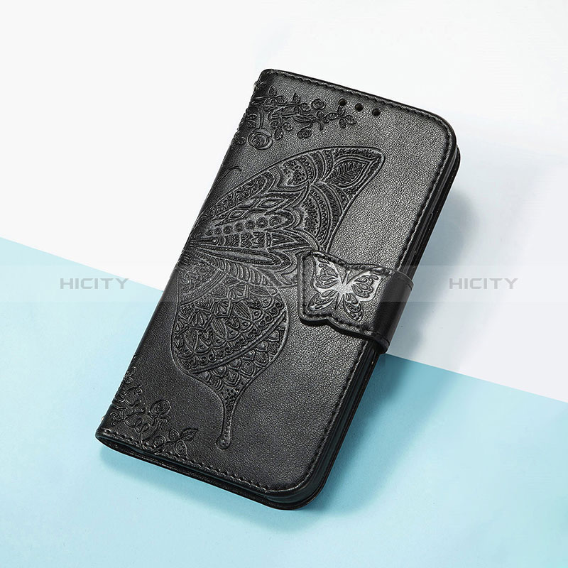 Custodia Portafoglio In Pelle Farfalla Cover con Supporto S01D per Google Pixel 4a