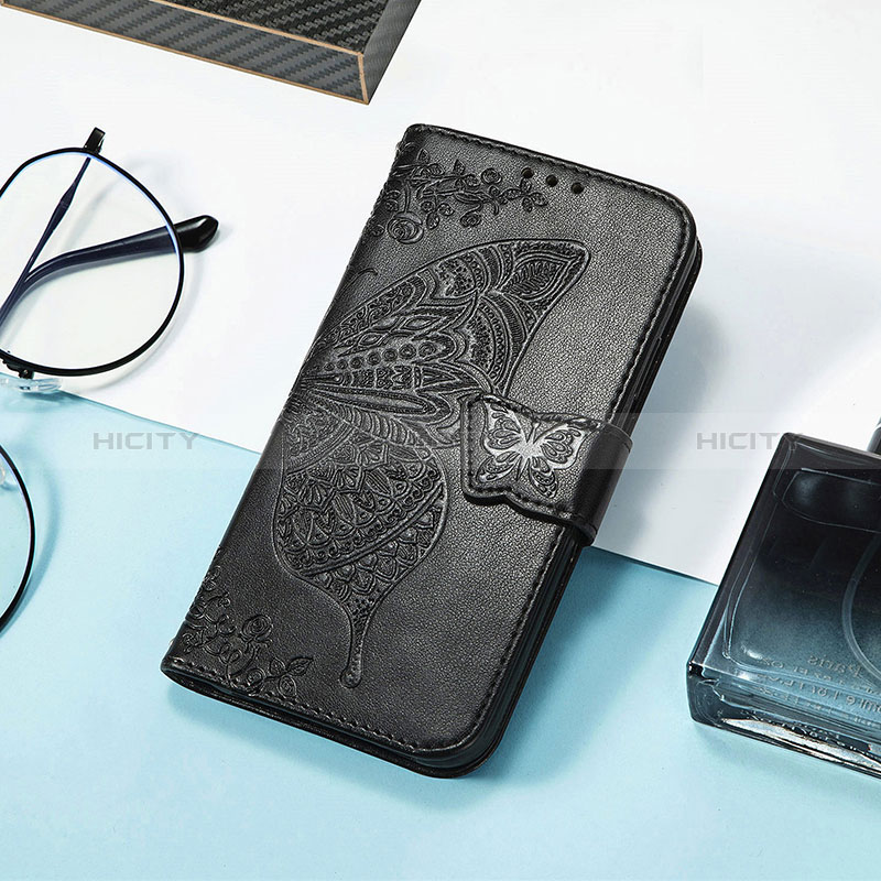 Custodia Portafoglio In Pelle Farfalla Cover con Supporto S01D per Huawei Honor 60 Pro 5G