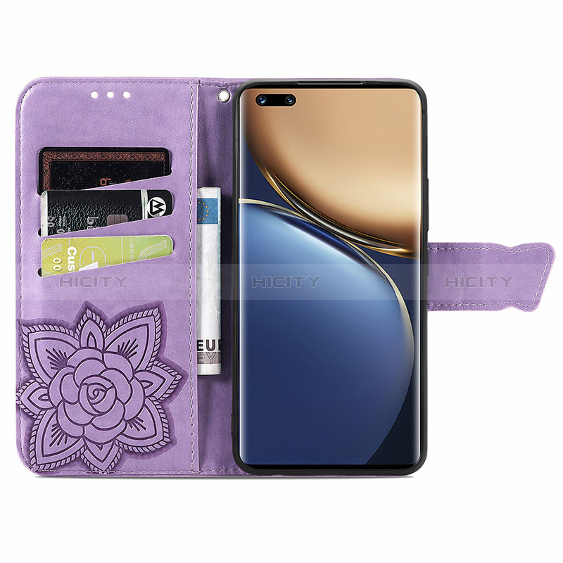 Custodia Portafoglio In Pelle Farfalla Cover con Supporto S01D per Huawei Honor Magic3 5G