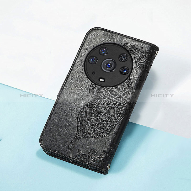 Custodia Portafoglio In Pelle Farfalla Cover con Supporto S01D per Huawei Honor Magic3 Pro 5G