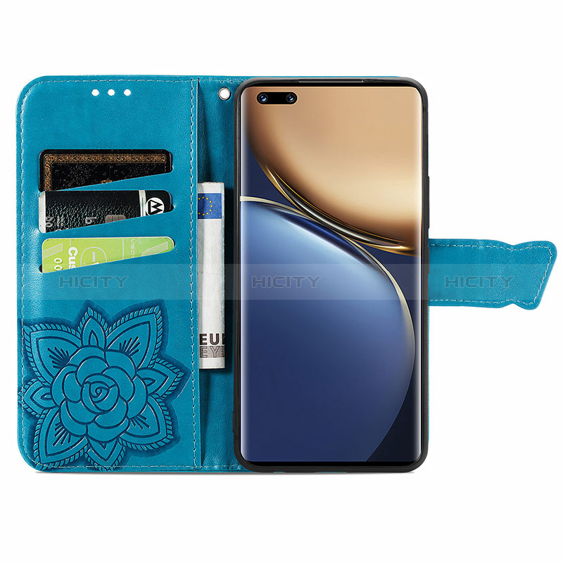 Custodia Portafoglio In Pelle Farfalla Cover con Supporto S01D per Huawei Honor Magic3 Pro 5G