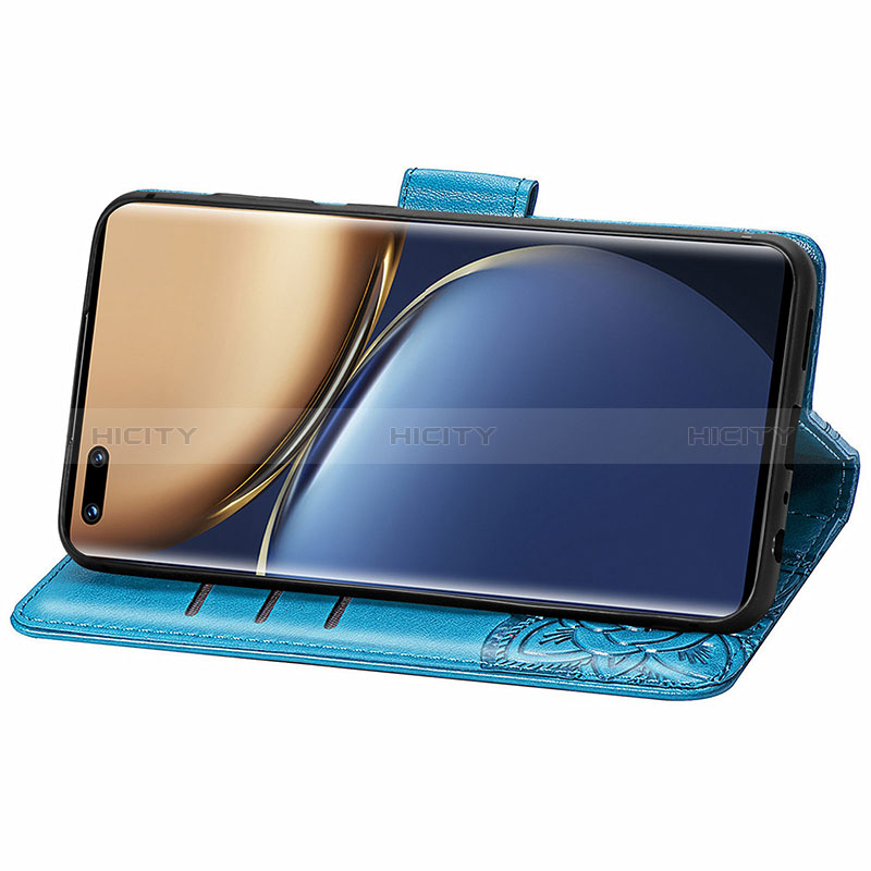 Custodia Portafoglio In Pelle Farfalla Cover con Supporto S01D per Huawei Honor Magic3 Pro 5G