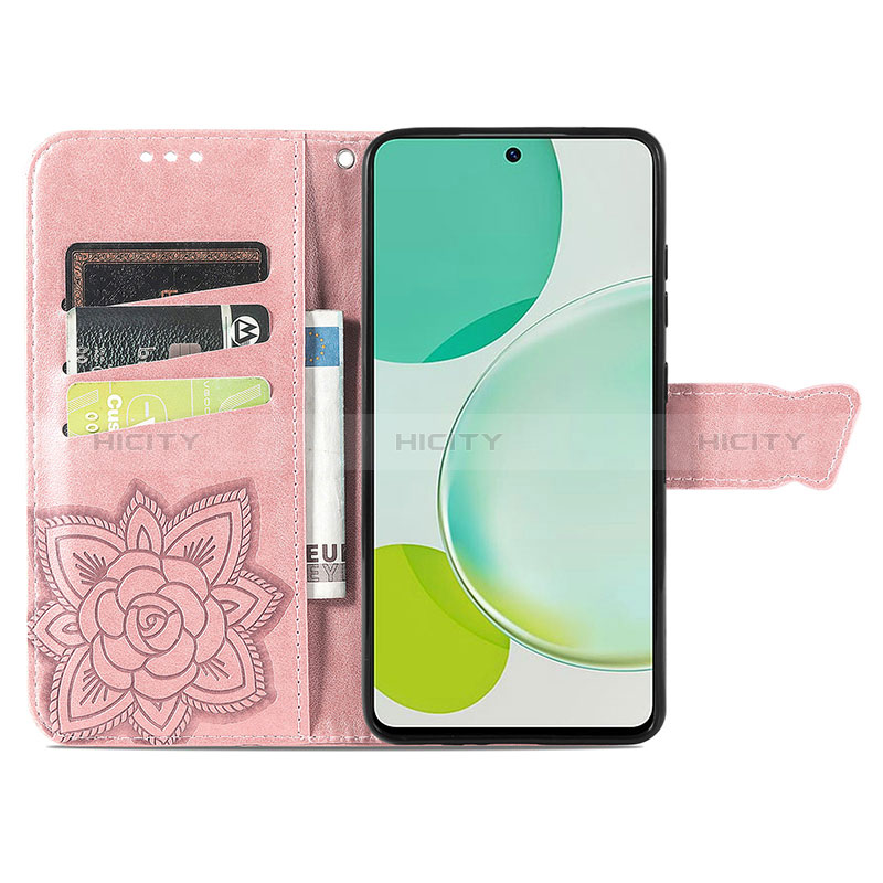 Custodia Portafoglio In Pelle Farfalla Cover con Supporto S01D per Huawei Nova 11i