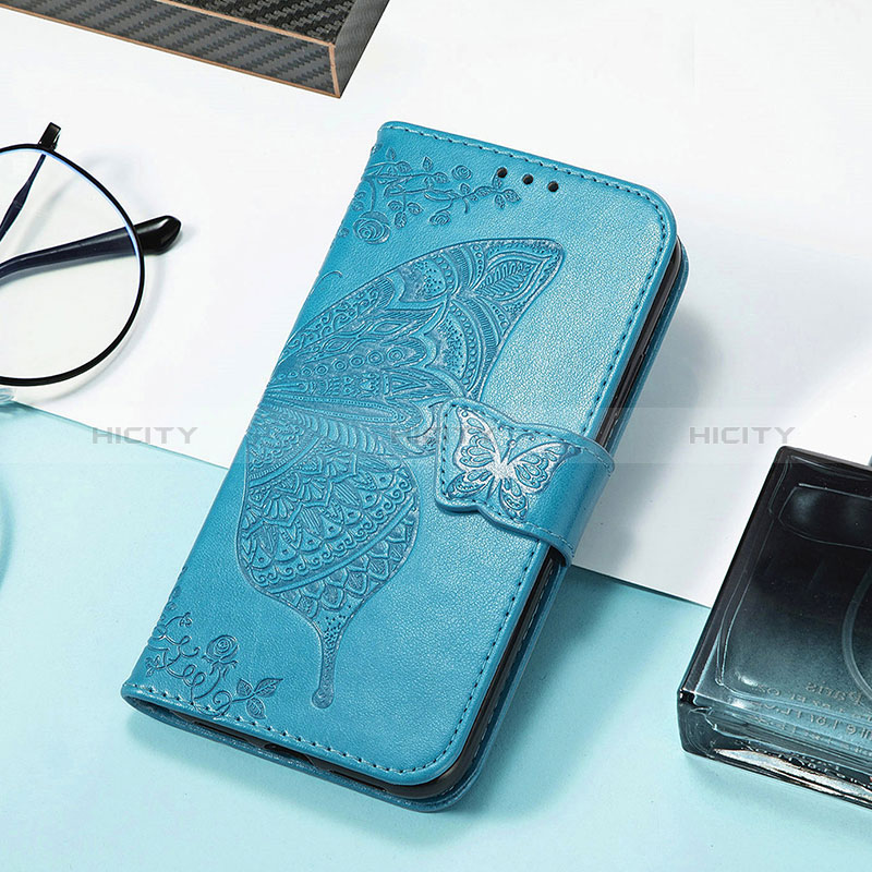 Custodia Portafoglio In Pelle Farfalla Cover con Supporto S01D per Samsung Galaxy XCover 6 Pro 5G