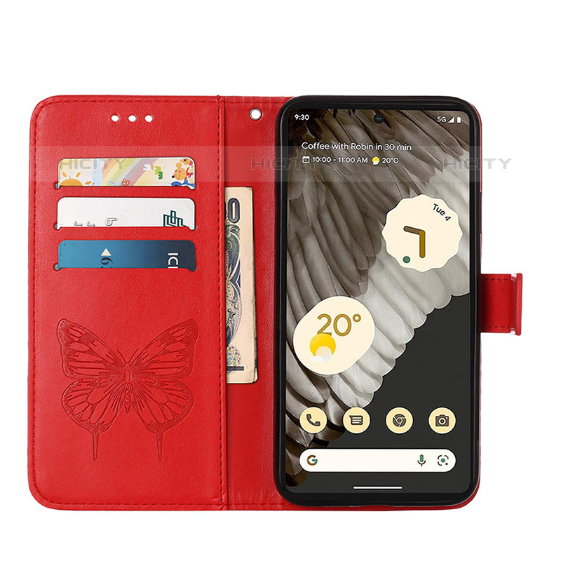 Custodia Portafoglio In Pelle Farfalla Cover con Supporto Y01B per Google Pixel 8 5G