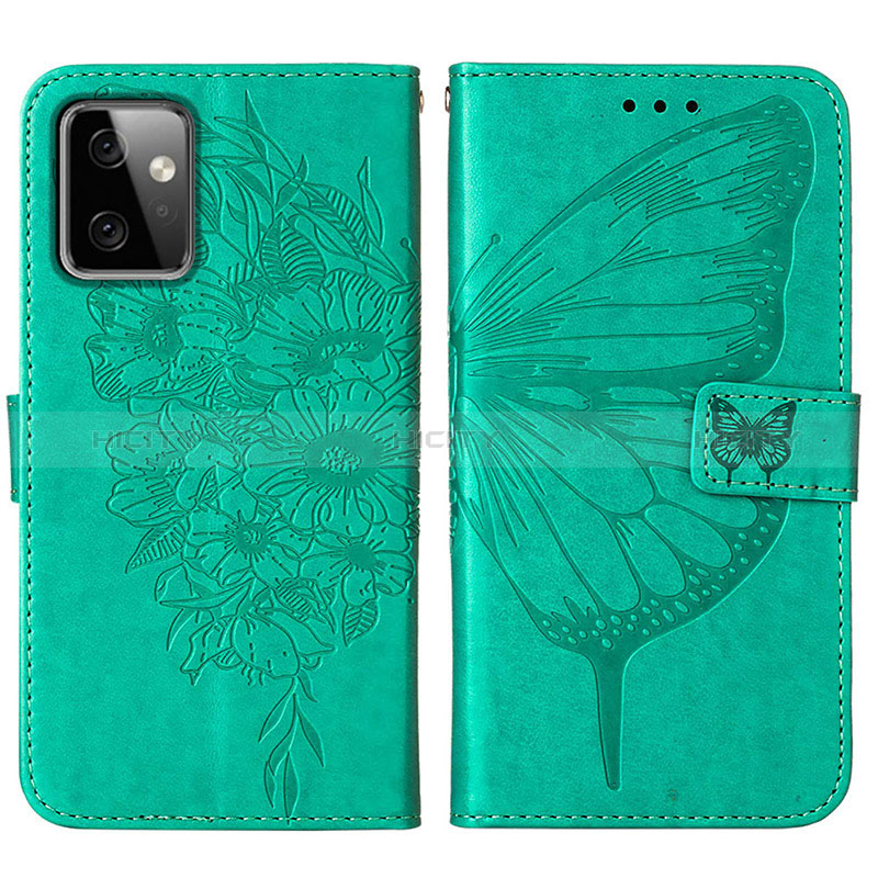 Custodia Portafoglio In Pelle Farfalla Cover con Supporto Y01B per Motorola Moto G Power 5G (2023)