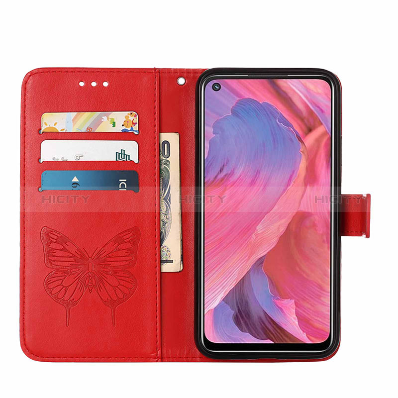 Custodia Portafoglio In Pelle Farfalla Cover con Supporto Y01B per Oppo A74 5G