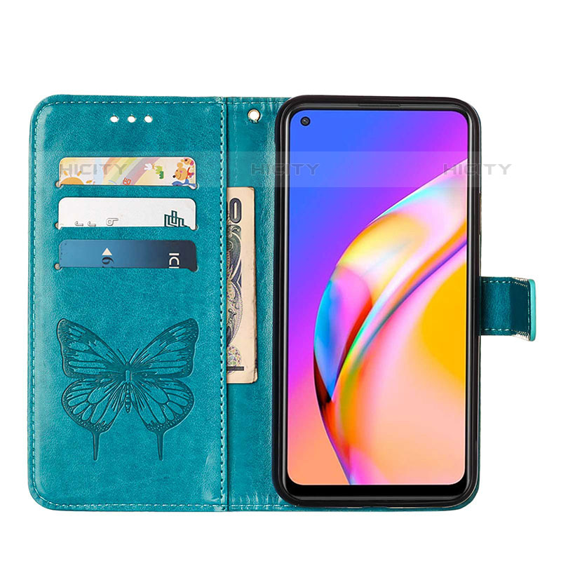 Custodia Portafoglio In Pelle Farfalla Cover con Supporto Y01B per Oppo A95 5G