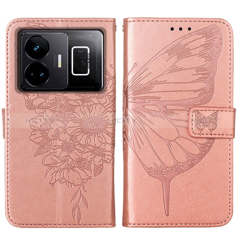 Custodia Portafoglio In Pelle Farfalla Cover con Supporto Y01B per Realme GT Neo5 5G