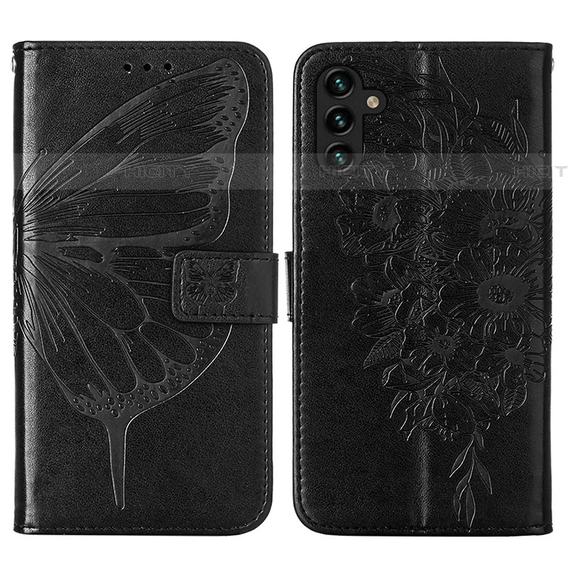 Custodia Portafoglio In Pelle Farfalla Cover con Supporto Y01B per Samsung Galaxy A04s