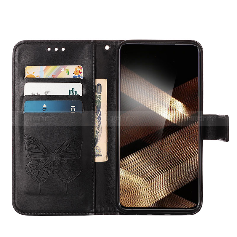 Custodia Portafoglio In Pelle Farfalla Cover con Supporto Y01B per Samsung Galaxy A15 LTE