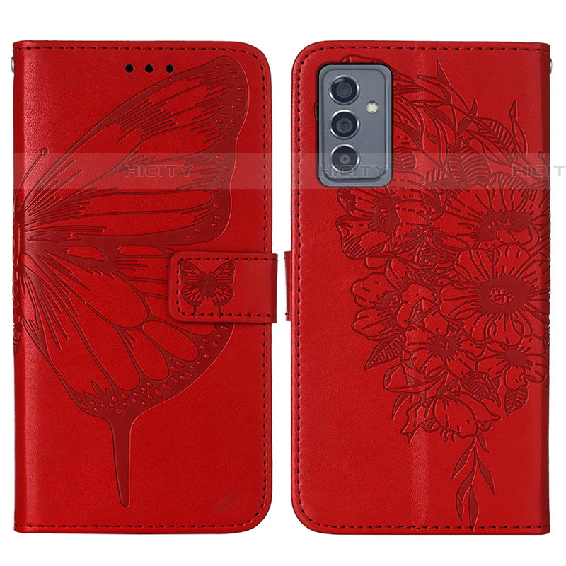 Custodia Portafoglio In Pelle Farfalla Cover con Supporto Y01B per Samsung Galaxy A24 4G