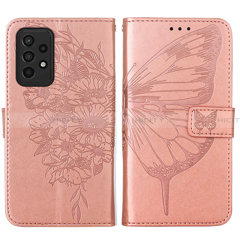 Custodia Portafoglio In Pelle Farfalla Cover con Supporto Y01B per Samsung Galaxy A33 5G