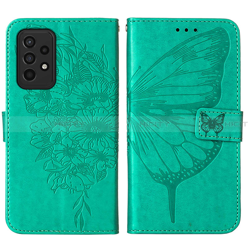 Custodia Portafoglio In Pelle Farfalla Cover con Supporto Y01B per Samsung Galaxy A33 5G