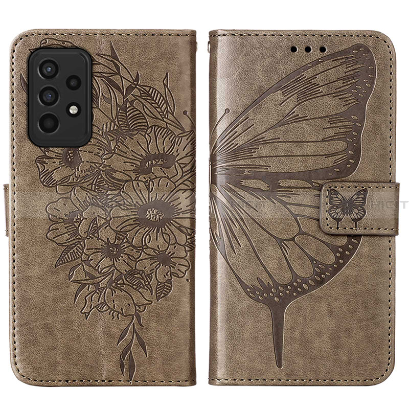 Custodia Portafoglio In Pelle Farfalla Cover con Supporto Y01B per Samsung Galaxy A33 5G