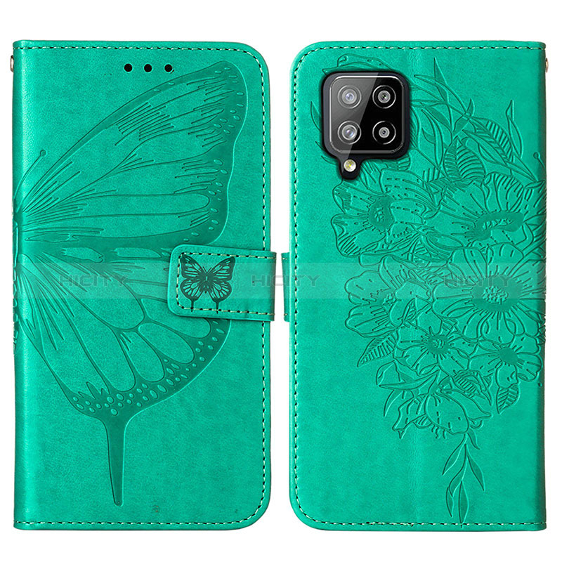 Custodia Portafoglio In Pelle Farfalla Cover con Supporto Y01B per Samsung Galaxy A42 5G