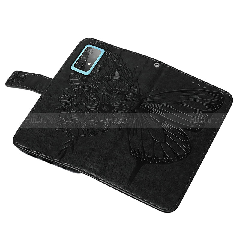 Custodia Portafoglio In Pelle Farfalla Cover con Supporto Y01B per Samsung Galaxy A52s 5G