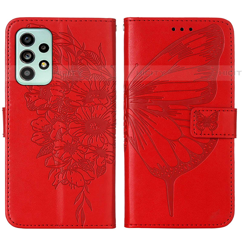 Custodia Portafoglio In Pelle Farfalla Cover con Supporto Y01B per Samsung Galaxy A53 5G