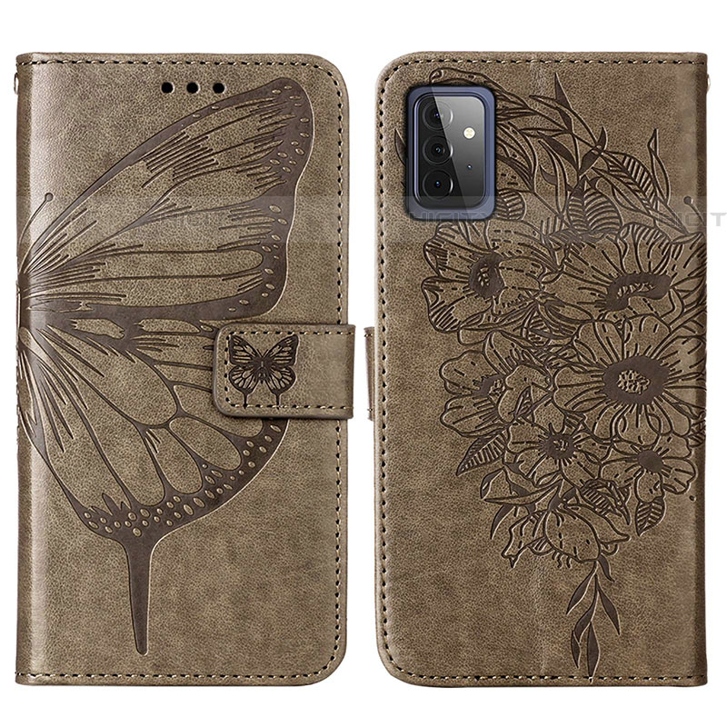 Custodia Portafoglio In Pelle Farfalla Cover con Supporto Y01B per Samsung Galaxy A72 5G