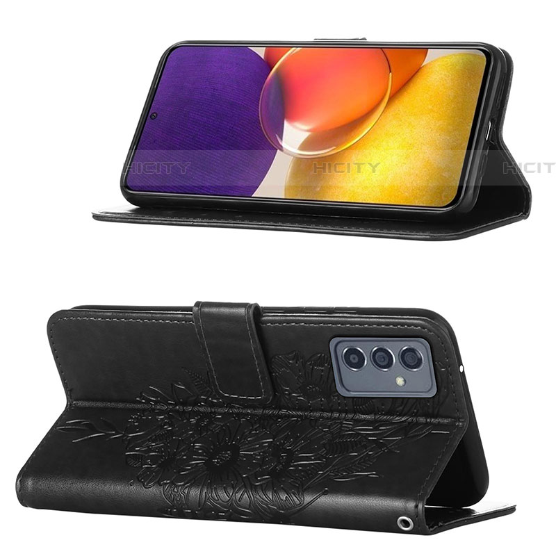 Custodia Portafoglio In Pelle Farfalla Cover con Supporto Y01B per Samsung Galaxy A82 5G