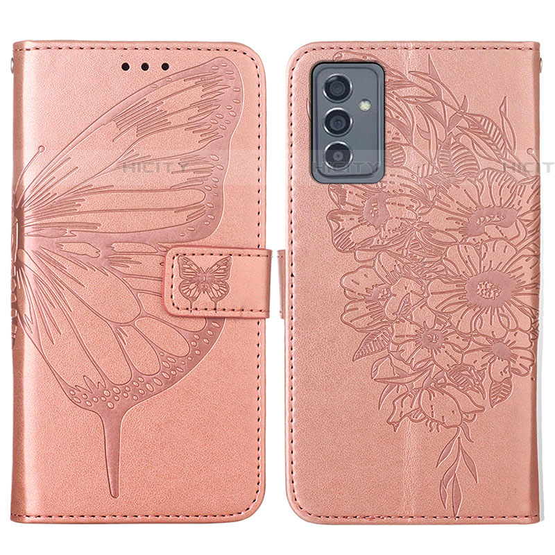 Custodia Portafoglio In Pelle Farfalla Cover con Supporto Y01B per Samsung Galaxy F54 5G