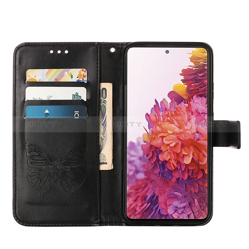 Custodia Portafoglio In Pelle Farfalla Cover con Supporto Y01B per Samsung Galaxy S20 FE 4G