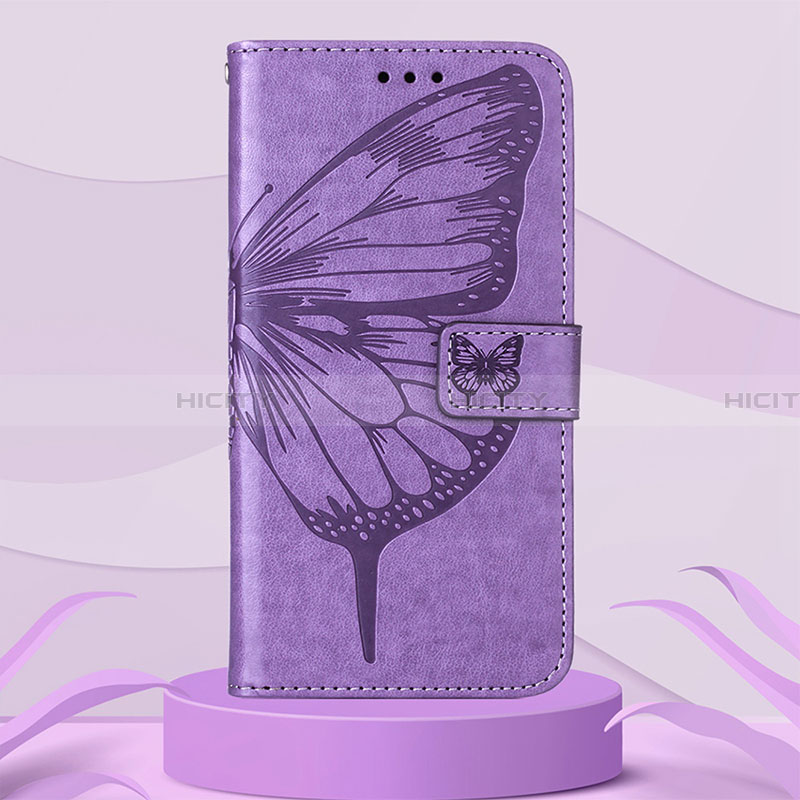 Custodia Portafoglio In Pelle Farfalla Cover con Supporto Y02B per Samsung Galaxy A03 Core