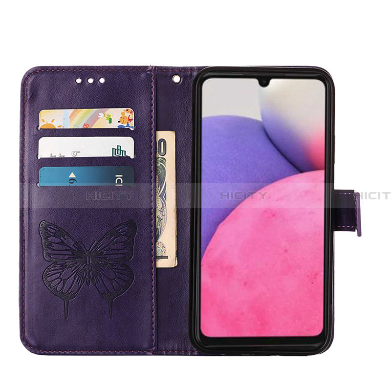 Custodia Portafoglio In Pelle Farfalla Cover con Supporto Y02B per Samsung Galaxy A33 5G