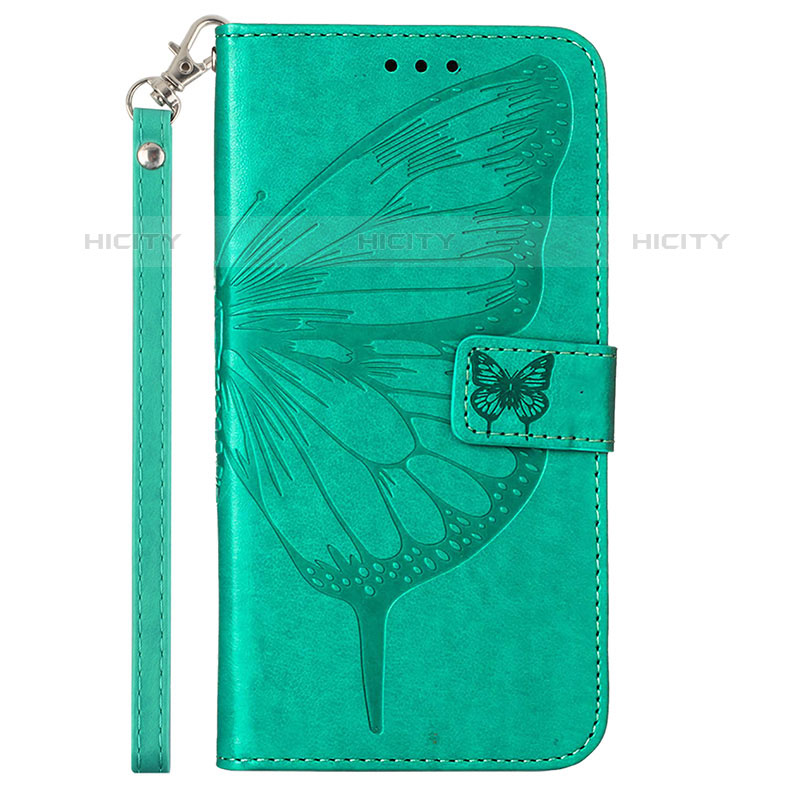 Custodia Portafoglio In Pelle Farfalla Cover con Supporto Y02B per Samsung Galaxy M02s