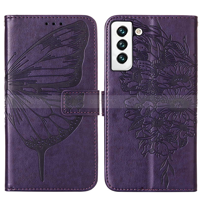 Custodia Portafoglio In Pelle Farfalla Cover con Supporto Y06B per Samsung Galaxy S24 Plus 5G