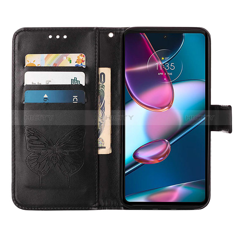 Custodia Portafoglio In Pelle Farfalla Cover con Supporto YB1 per Motorola Moto Edge 40 Pro 5G