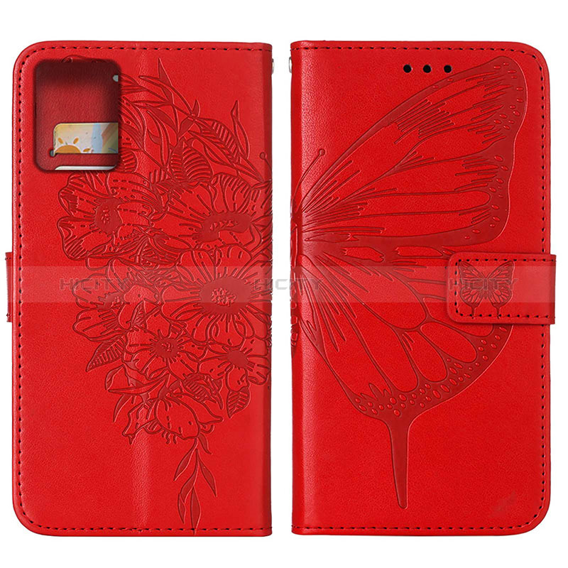 Custodia Portafoglio In Pelle Farfalla Cover con Supporto YB1 per Motorola Moto G 5G (2023)