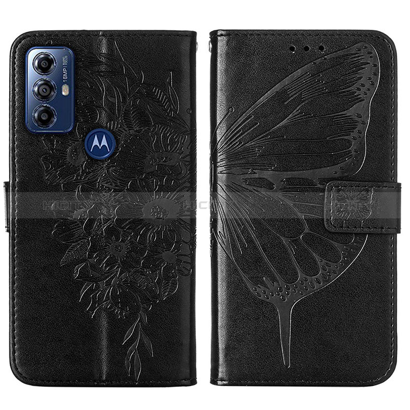 Custodia Portafoglio In Pelle Farfalla Cover con Supporto YB1 per Motorola Moto G Power (2022)